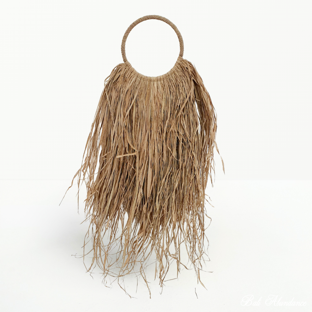 raffia wall hanging