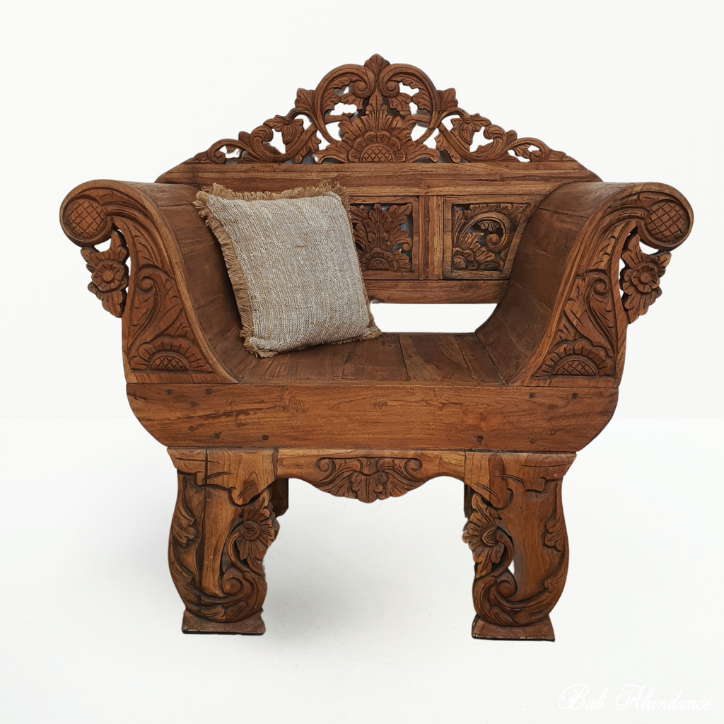 bali teak arm chair