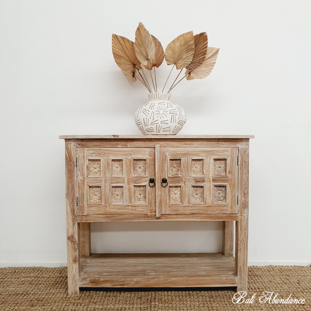 bali teak console buffet