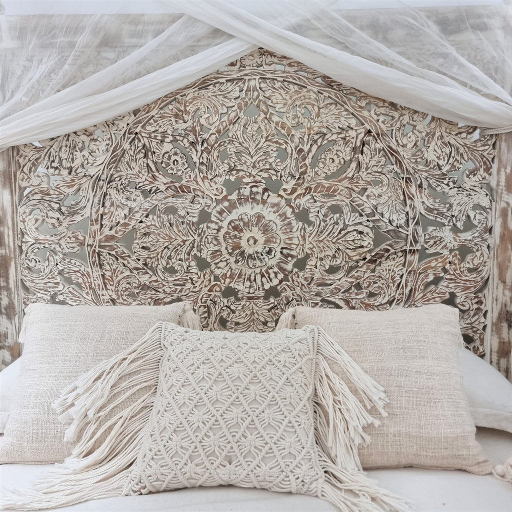 hand carved beds