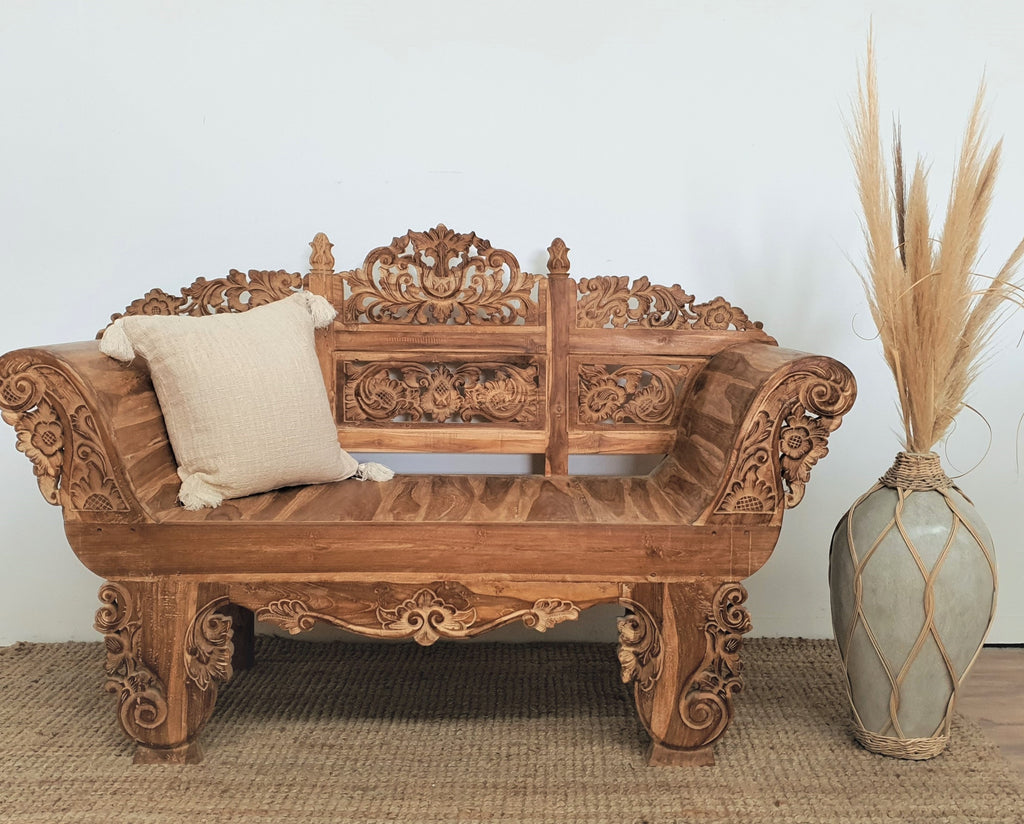 hand carved daybeds